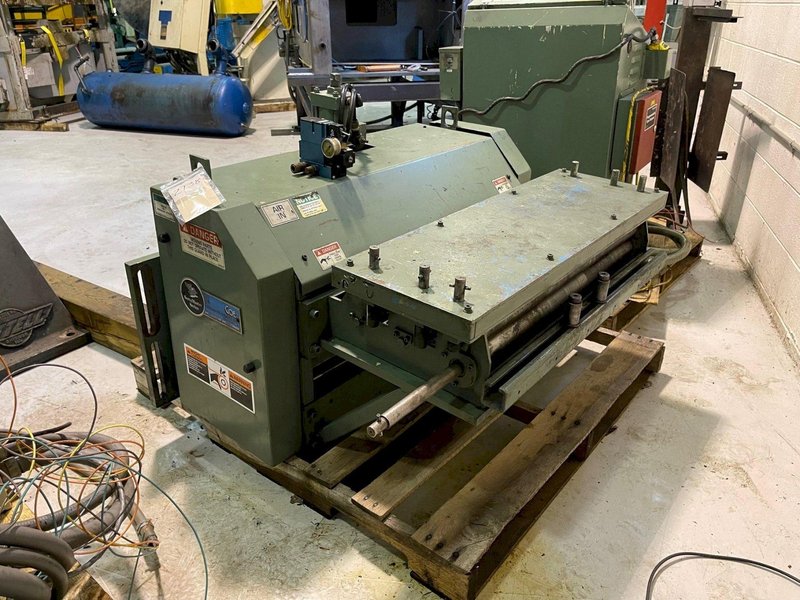 30" Coe Press Equipment Servo Feed with Pull Thru Straightener