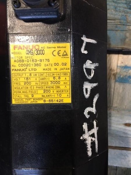 FANUC AC SERVO MOTOR STOCK #2997