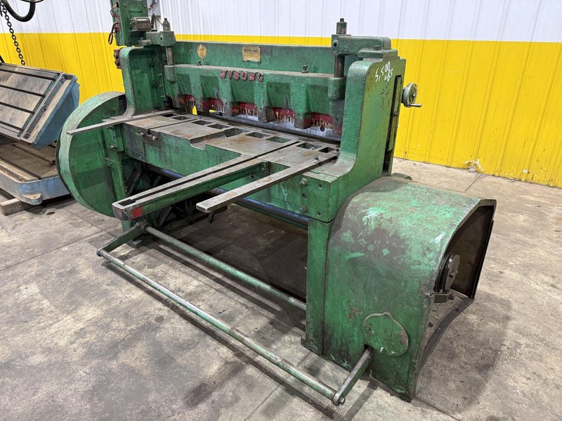 4' X 10 GA WYSONG MODEL #1048 P21 10 GAUGE X 48" MECHANICAL POWER SQUARING SHEAR: YOBRO #26147