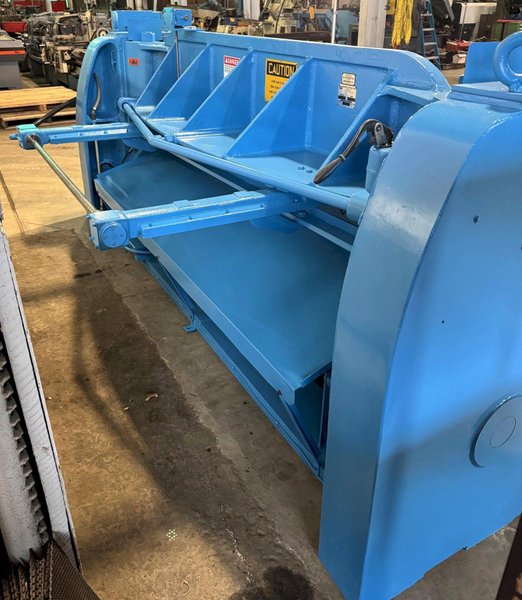 8' x 10 Ga. Roper Whitney Pexto Shear 10-U-8, FOBG, Front Supports