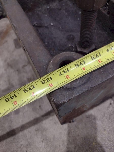 138" X 30" X 6.25" T-SLOTTED LAYOUT PLATE / TABLE: STOCK #23626