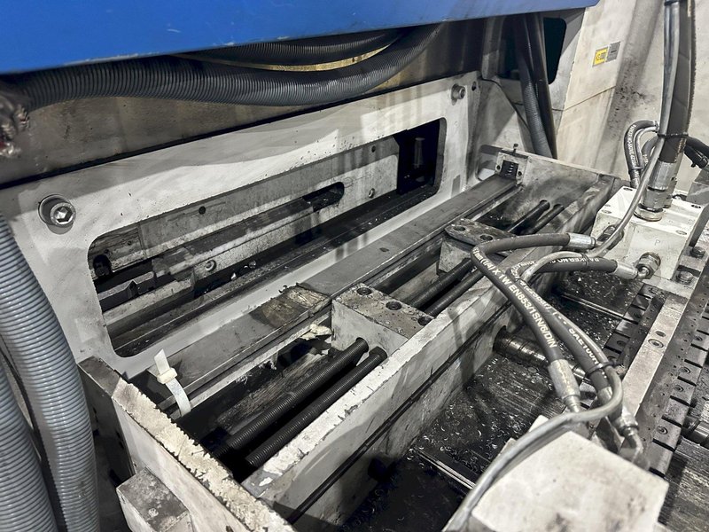30" x 14 GA DALCOS MODEL #PXN-800 AUTOMATIC COIL HYDRAULIC PUNCHING MACHINE: STOCK #20332