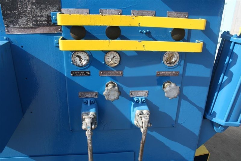 18" X .187" AUTOMATIC FEEDS COIL STRAIGHTENER: STOCK: #54744