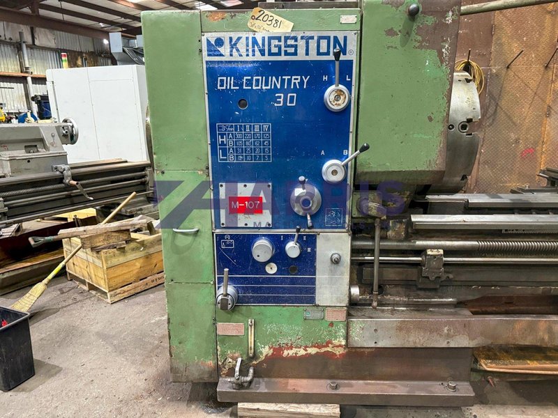 30” x 120” Kingston Hollow Spindle Lathe with 12” Spindle Bore, HK3000