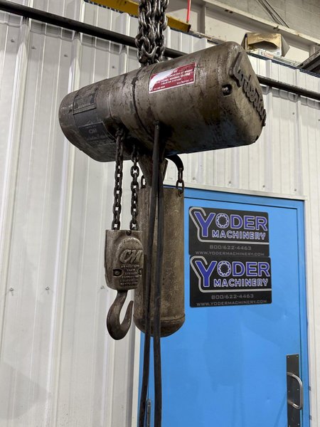 CM LODESTAR 1/2 Ton ELECTRIC CHAIN-HOIST: STOCK #77413