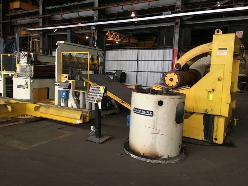72" x 0.078" x 44,000# Bradbury Cut To Length Line STOCK #2945