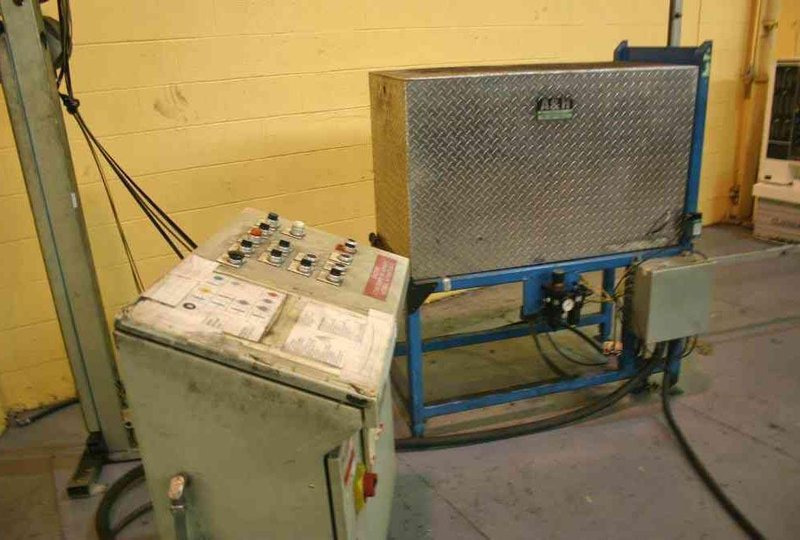 42" WIDE X 42" HIGH ITIPACK/A &amp; H AUTOMATIC BANDING LINE: STOCK #50332