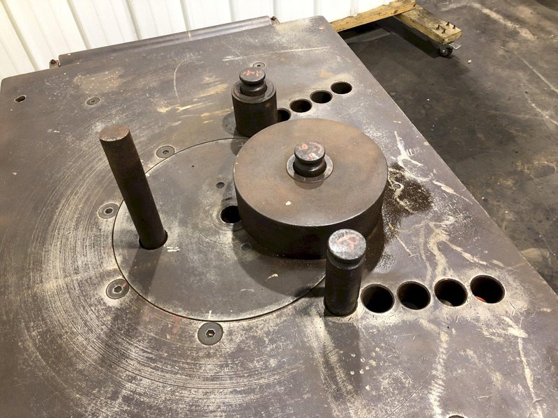 1-1/8" GENSCO MODEL #MULTILEC ROTARY HYDRAULIC REBAR BENDER: STOCK #19070