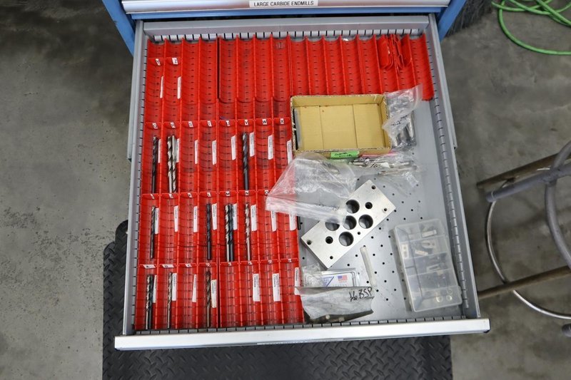 Lista HD Tool Cabinet - 11 Drawer - with Cutting Tools- Auction Item