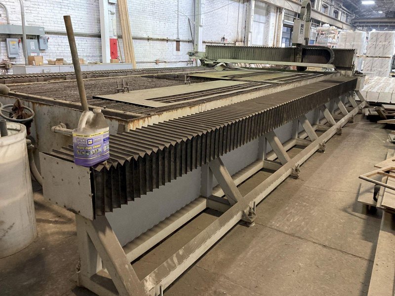 144" X 336" FLOW 60,000 PSI FLOW WATER JET CUTTING SYSTEM. STOCK #0119926