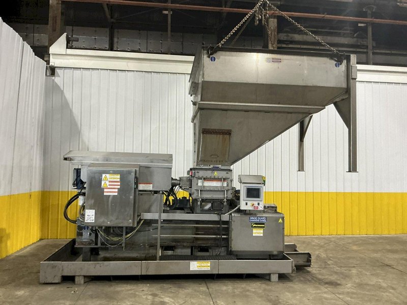 30" X 30" HARMONY ENTERPRISES MODEL #PERFSSHB24 STAINLESS STEEL EXTRACT PLUS HORIZONTAL BALER &amp; PERFERATOR, FOR ALUMINUM CAN &amp; BOTTLES LIQUID EXTRACTION: YOBRO #25023