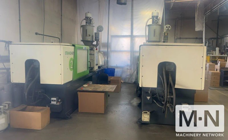 210 TON 17.9 OZ ELITE MODEL EVA 210 INJECTION MOLDING MACHINE MFG 2017/2016 (4) AVAILABLE