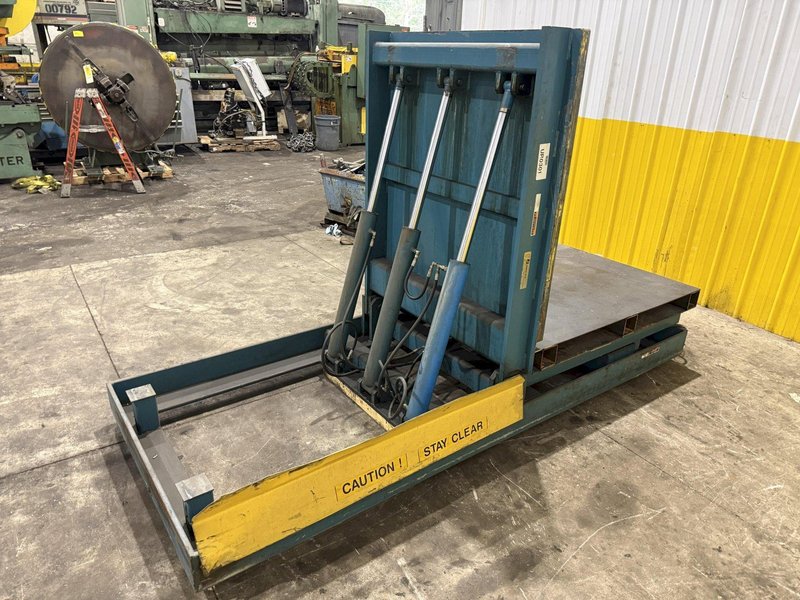 6,000 LBS ADVANCED MODEL #UE-690V HYDRAULIC UPENDER / COIL FLIPPER: YOBRO #26028