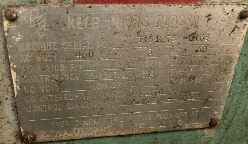 Cincinnati Tool &amp; Cutter Grinder