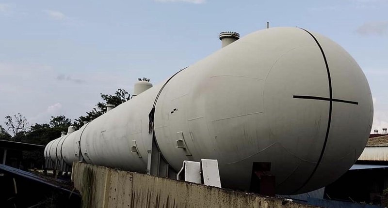 KNM LPG Bullet Tank – 3300m³ Horizontal Pressure Vessel – 2017