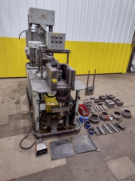 3" (50 TON) ARISTO MODEL #A-680-HD  TUBE EXPANDER &amp; REDUCER END FORMING MACHINE: STOCK #19000