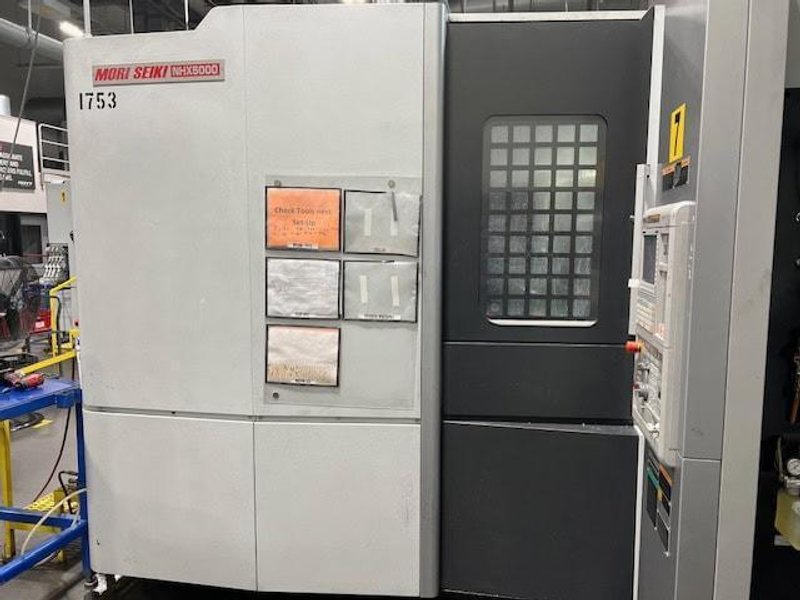 DMG Mori NHX5000 500MM HMC, 2012 – Full 4th, 12K RPM Spindle, 60 ATC, Video Available