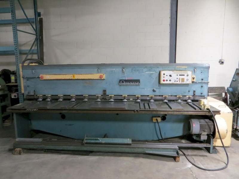 3/16" x 10 ft. Amada Mechanical Power Shear Model M-3045