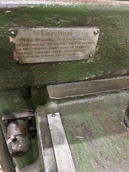 40" X 420" /35' AMERICAN MODEL H HEAVY PATTERN ENGINE LATHE, 2-7/8" HOLE: STOCK #22746