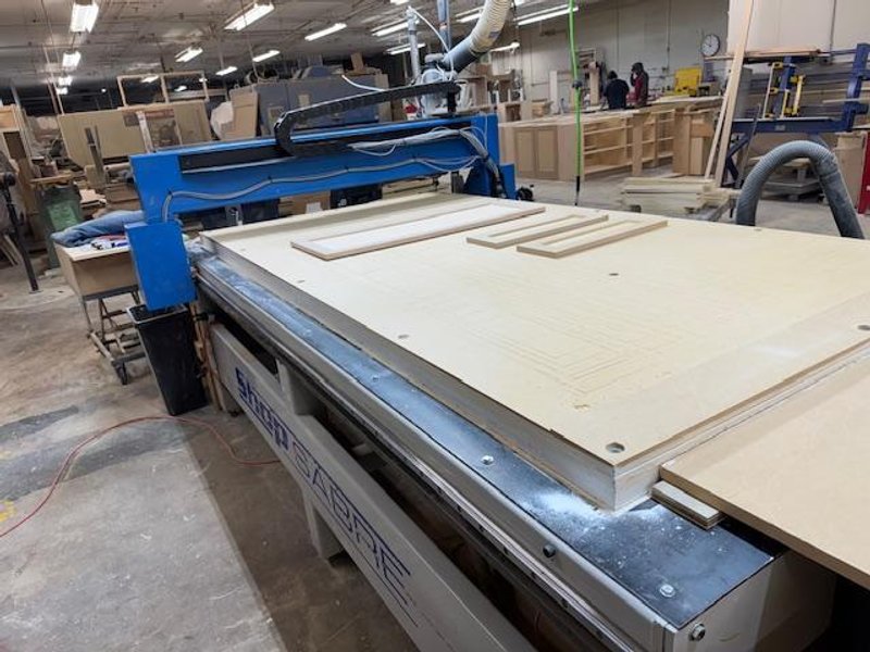 5′ x 10′ ShopSabre RC8 CNC Router, 2021 – Vacuum Table, 21,000 RPM Spindle, Low Hours