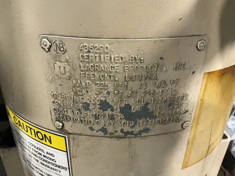 Curtis 20 Hp Air Compressor - Rs20a A-e B101
