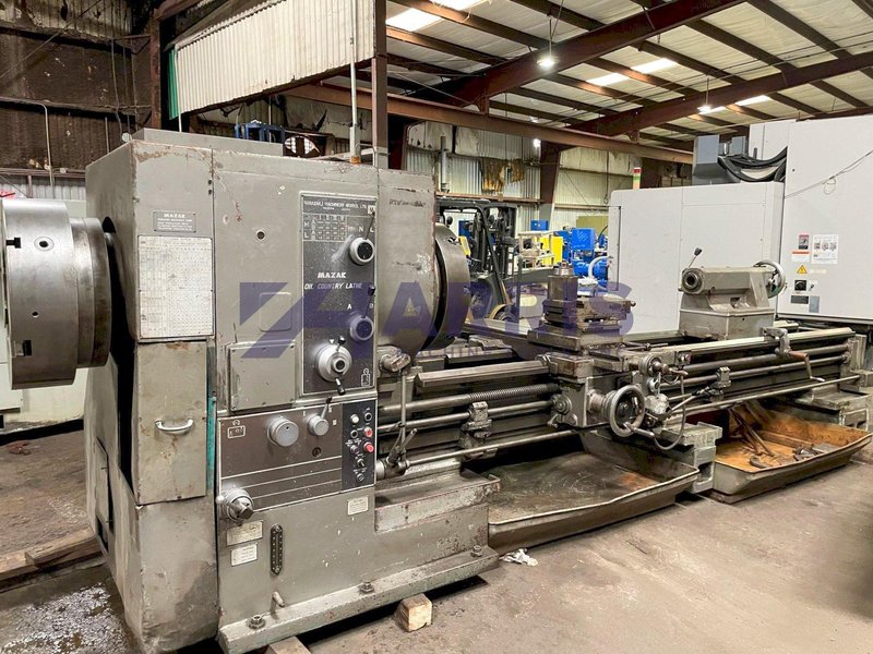 30" x 120" Mazak Heavy Duty Hollow Spindle Lathe with 12" Spindle Bore