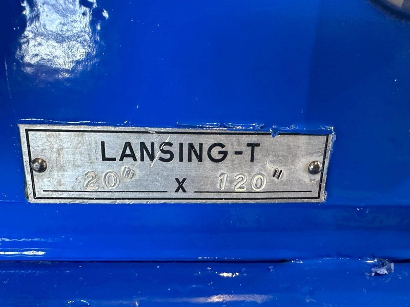 20" X 120" LANSING 20X120-T ENGINE LATHE. STOCK # 1158722