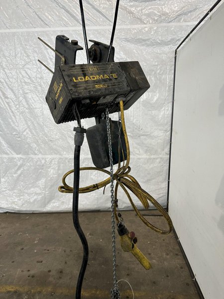 1/2 TON R&amp;M LOADMATE POWERED CHAIN FALL HOIST. STOCK # 1157522