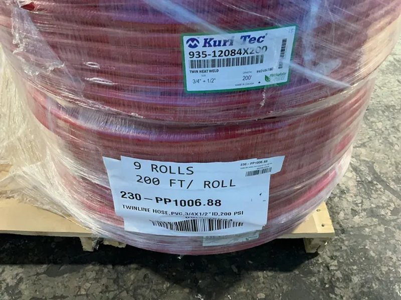 Kuri Tec 3/4” X 1/2” Red Air Hoses - 935-1208x200