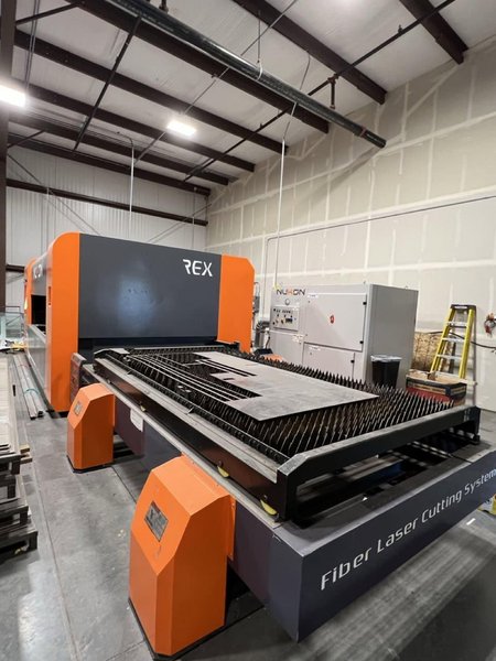 4000 Watt Nukon REX315 GX Fiber Laser, 2022 – 5’x10′ Table,  Dust Collector, Chiller