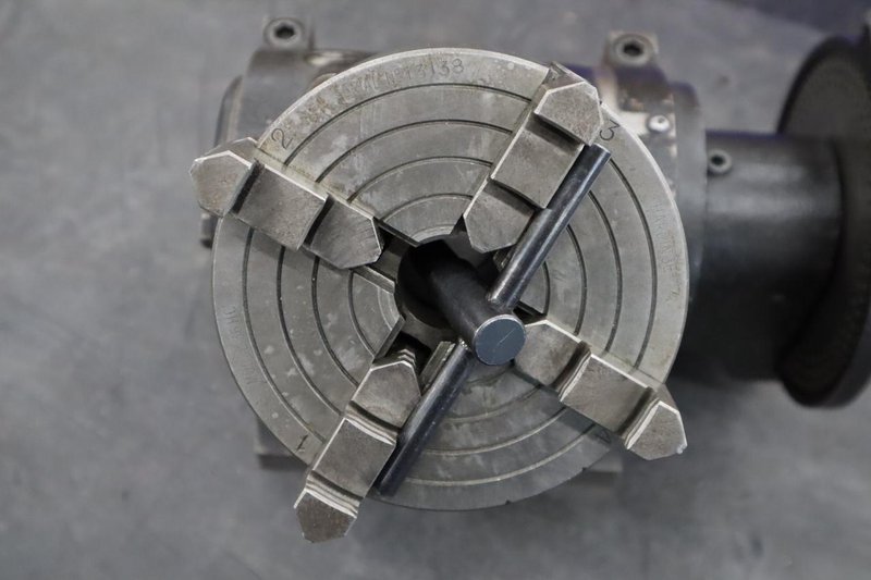 Hardinge Tilting Indexer with 5" 4-Jaw Chuck- Auction Item