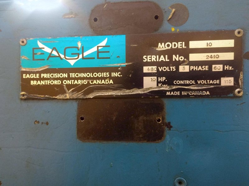 3" EAGLE MODEL #I/O HYDRAULIC END FORMING MACHINE: STOCK #14106