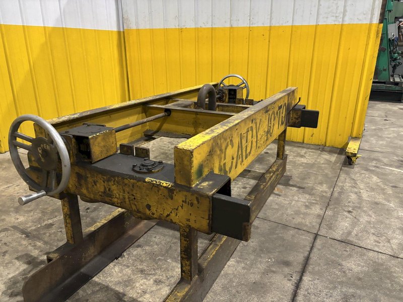 20,000 LBS (10 TON) X 84" X 20"-68" CADY ADJUSTABLE SHEET LIFTER: STOCK #23006