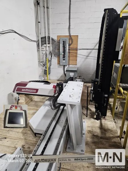 WITTMANN MODEL W843 PRO SERVO ROBOT MFG 2020 SERIAL # 0666