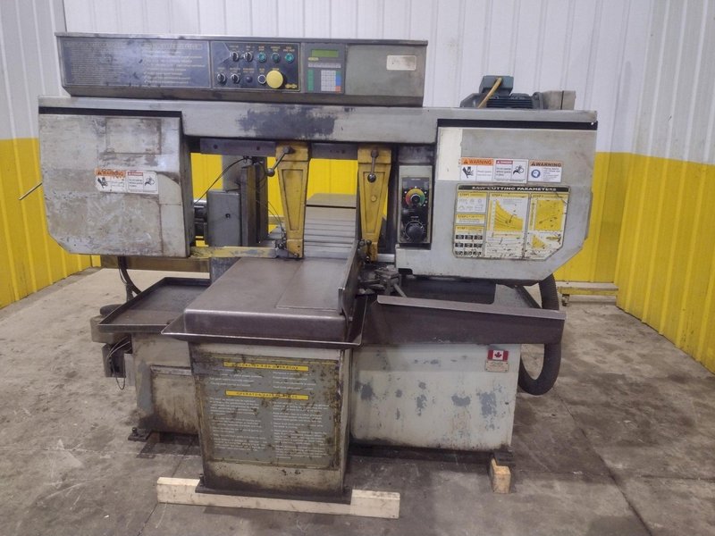 16" X 20" HYD MECH MODEL #S-23A SWIVEL MITRE HORIZONTAL AUTOMATIC BANDSAW: YOBRO #23905