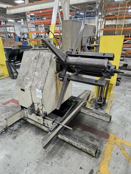 EGAN 4,000 LB X 20" MOTORIZED UNCOILER, S/N 24165, STOCK# 14299J