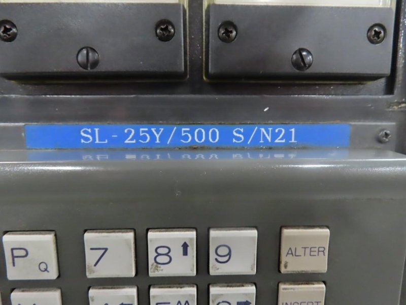 Mori Seiki SL-25Y CNC Turning with Y-Axis Capability, MF-T6 CNC Control, 10" 3-Jaw Chuck, Y-Axis Capability, Tailstock, Chip Conveyor- Auction Item