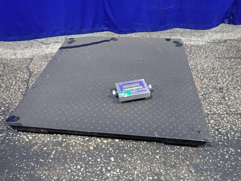 Industrial Scales  5000 Lbs / 48" X 48" Digital Floor Scale  - Lp760-4x4