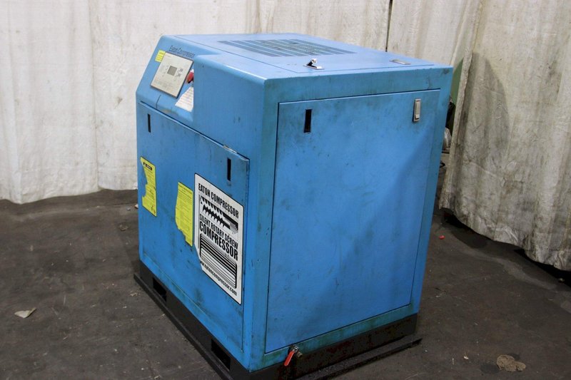 10 HP EATON ROTARY SCREW AIR COMPRESSOR: STOCK #69738