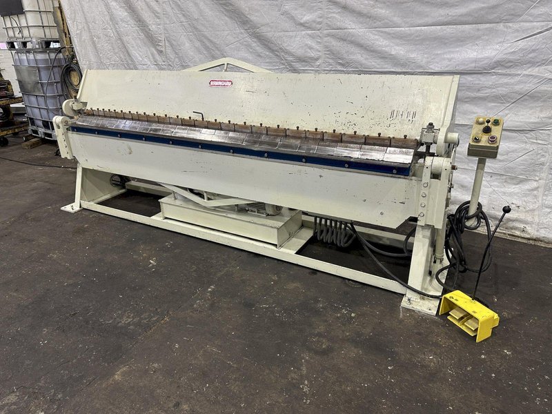 10' X 14 GA BIRMINGHAM HYDRAULIC BOX &amp; PAN FINGER BRAKE: STOCK #77932