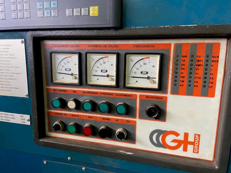 GH Electrothermia S.A. 100-SM Used CNC Induction Hardener For Sale
