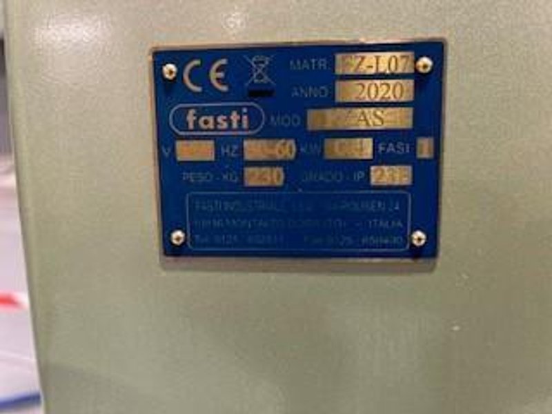 Fasti FZAS  Loose Ring Forming Machine, 2020 – Servo-Controlled – Low Hours