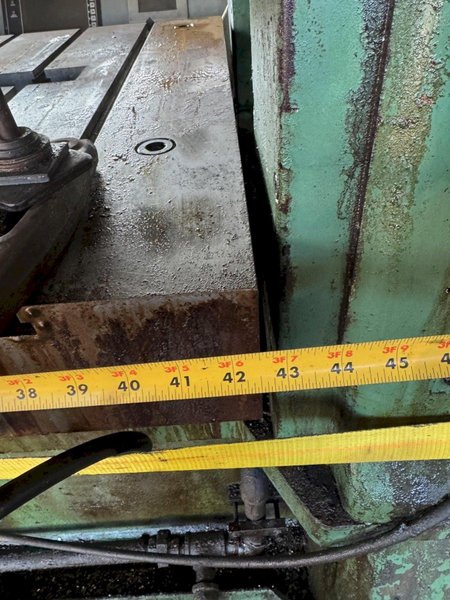 36-1/2" X 42-1/2" X 6" T-SLOTTED BOLSTER PLATE. STOCK # 0989725