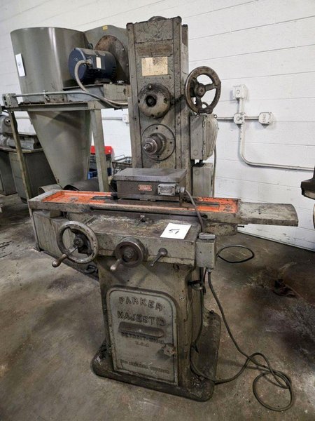 6" X 18" PARKER MAJESTIC HAND SURFACE GRINDER. STOCK # 1170623.