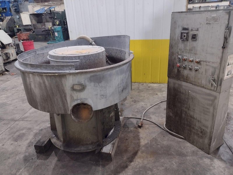 14 FT3 SWECO MODEL #FMD-14LR ROTARY VIBRATORY FINISHING BOWL: YOBRO #24557