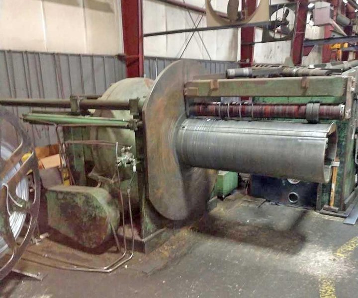 48" (1219mm) x 7" (177.8mm) WEAN / CAUFFIEL SLITTING LINE (14293)