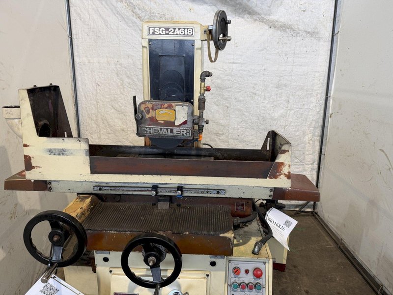 6" X 18" CHEVALIER FSG-2A618 HYDRAULIC AUTOMATIC SURFACE GRINDER. STOCK # 0116826