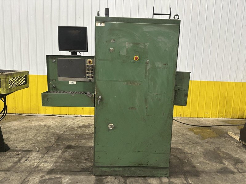 16" X 1" STEEL PLATE FRANKLIN FMI HYDRAULIC PUNCH &amp; SHEAR LINE: STOCK #23099