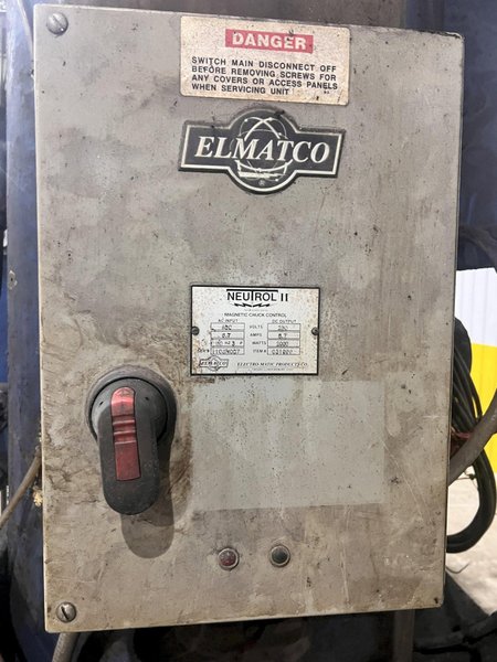 60" X 75 HP BLANCHARD MODEL #32K-60 WET BASE ROTARY SURFACE GRINDER: STOCK #22367
