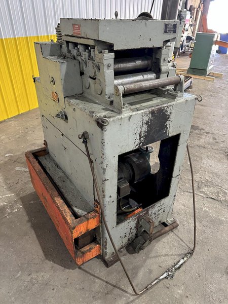 12" X .125" LITTELL MODEL #412-7PD POWERED 7-ROLL STRAIGHTENER: STOCK #19806